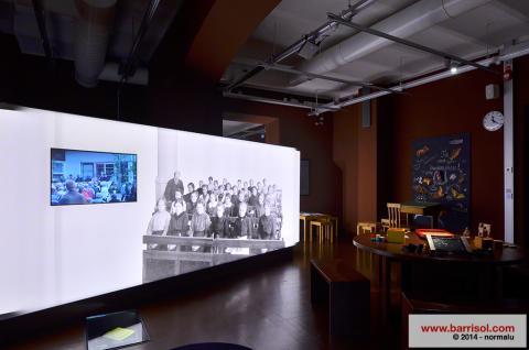 Projections lumineuses sur toile Barrisol