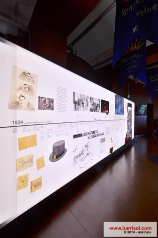 Projections lumineuses sur toile Barrisol