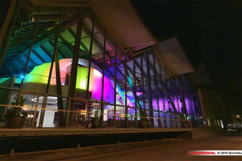 Nestlé - projections lumineuses sur toiles Barrisol