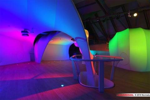 Nestlé - projections lumineuses sur toiles Barrisol