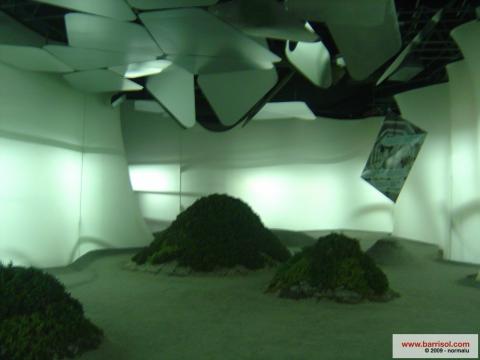 Projections lumineuses sur toile Barrisol