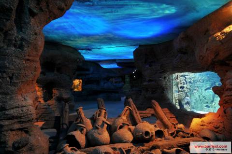 Plafond lumineux imprimé Barrisol Lumière - espace aquatique