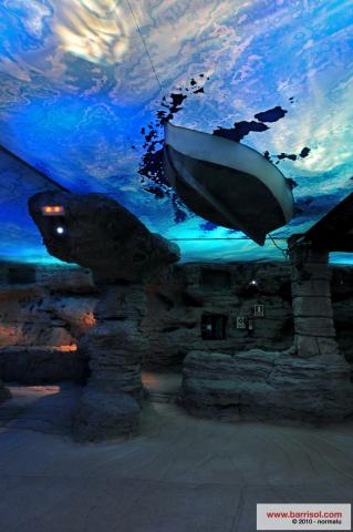 Plafond lumineux imprimé Barrisol Lumière - espace aquatique