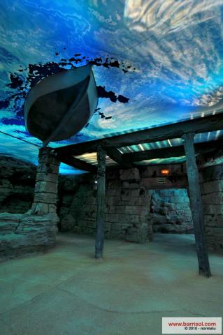 Plafond lumineux imprimé Barrisol Lumière - espace aquatique