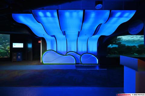 Formes 3D lumineuses Barrisol Lumiere