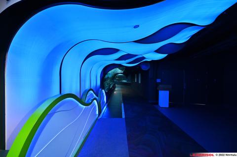 Formes 3D lumineuses Barrisol Lumiere