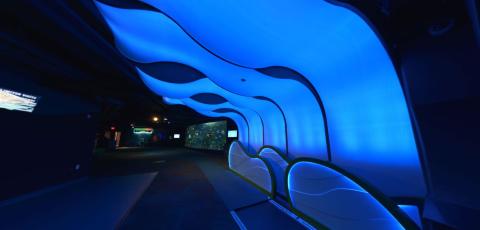 Ripleys Aquarium - Plafond Barrisol Lumière