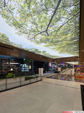 Plafond lumineux Barrisol Lumière - Changi Airport
