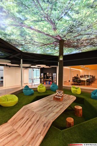 Plafond Barrisol Layers - imprimé lumineux