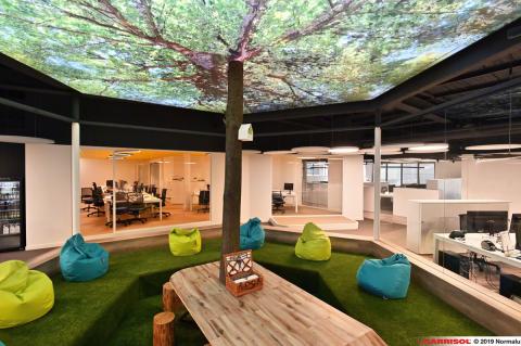 Plafond Barrisol Layers - imprimé lumineux