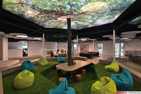 Plafond Barrisol Layers - imprimé lumineux