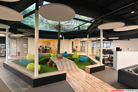 Plafond Barrisol Layers - imprimé lumineux