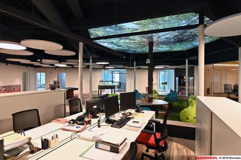 Plafond Barrisol Layers - imprimé lumineux