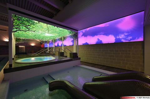 Plafond et murs imprimés Barrisol Lumière