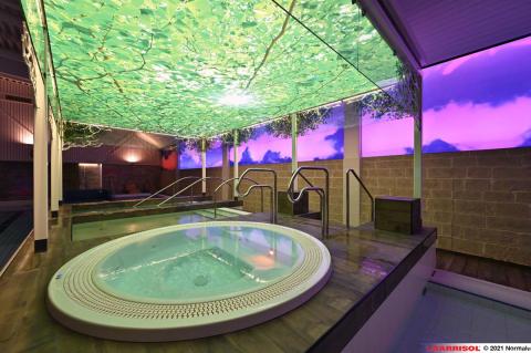 Plafond et murs imprimés Barrisol Lumière