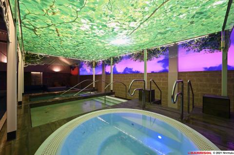 Plafond et murs imprimés Barrisol Lumière