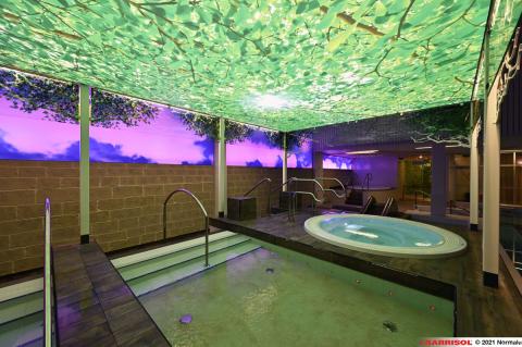 Plafond et murs imprimés Barrisol Lumière