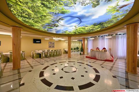 Plafond lumineux imprimé Barrisol Lumière