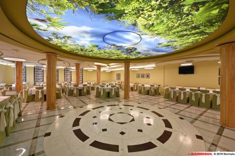 Plafond lumineux imprimé Barrisol Lumière