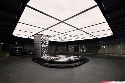 Plafond Barrisol Lumière imprimé effet Béton