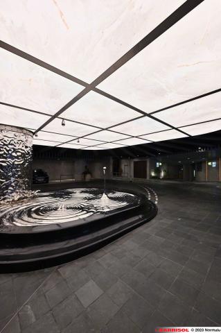 Plafond Barrisol Lumière imprimé effet Béton