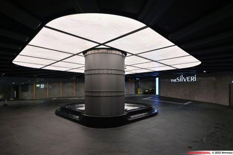 Plafond Barrisol Lumière imprimé effet Béton