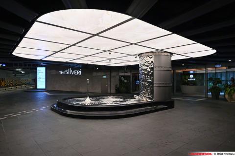 Plafond Barrisol Lumière imprimé effet Béton