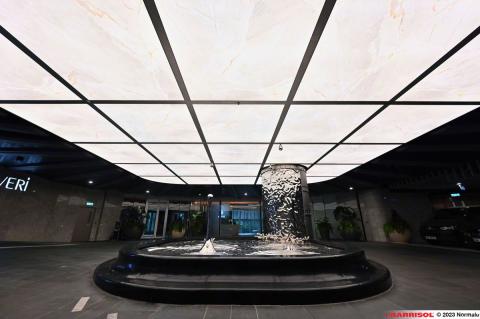 Plafond Barrisol Lumière imprimé effet Béton