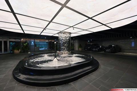 Plafond Barrisol Lumière imprimé effet Béton