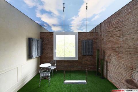 Plafond Barrisol Lumière imprimé ciel