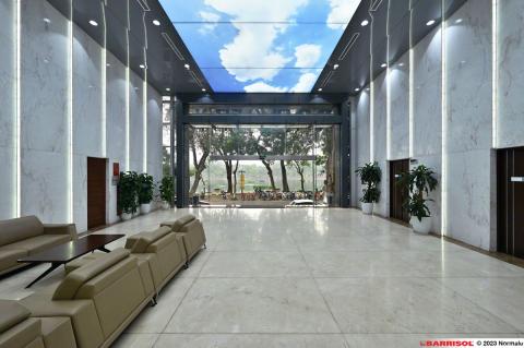 Plafond Barrisol Lumière imprimé ciel