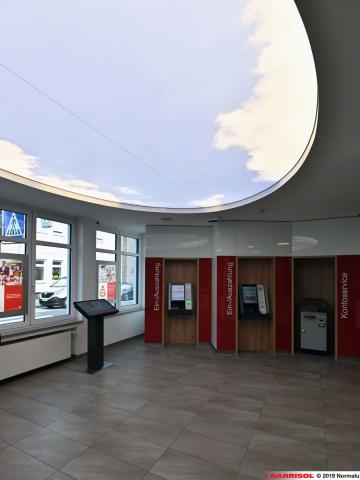 Plafond lumineux imprimé ciel - Barrisol