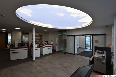 Plafond lumineux imprimé ciel - Barrisol