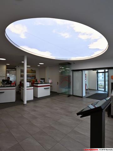 Plafond lumineux imprimé ciel - Barrisol