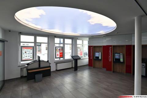 Plafond lumineux imprimé ciel - Barrisol