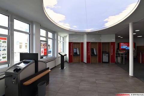 Plafond lumineux imprimé ciel - Barrisol
