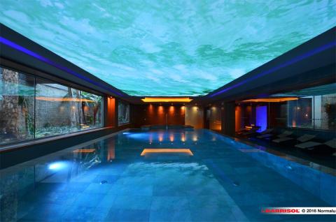 Plafond lumineux Barrisol Lumière print