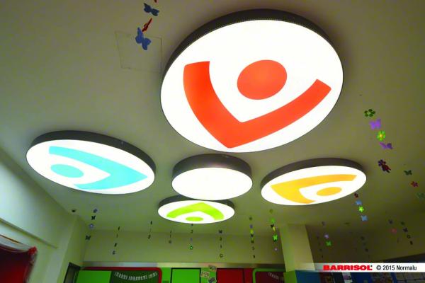 Luminaires barrisol imprimés