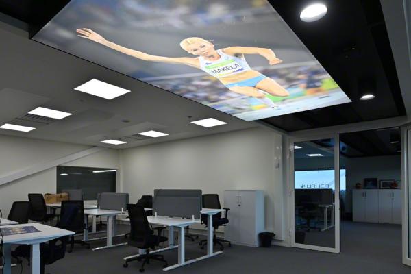 Plafonds Barrisol Lumière acoustique imprimés