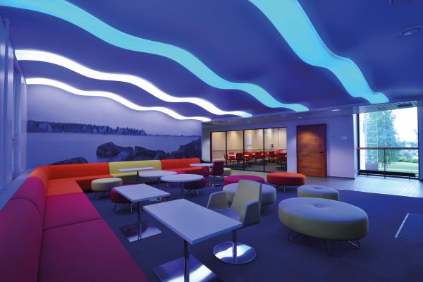 Bandes lumineuses couleur Barrisol Lumière
